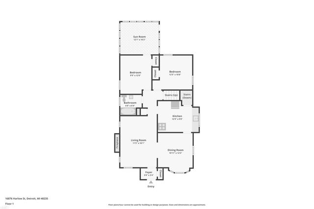 16876 Harlow Street, Detroit, MI 48235