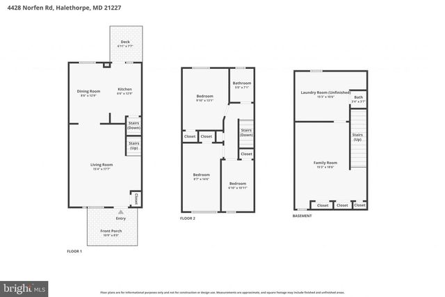 4428 NORFEN RD, Halethorpe, MD 21227