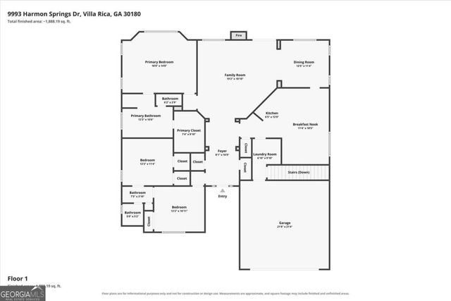 9993 Harmon Springs Drive, Villa Rica, GA 30180