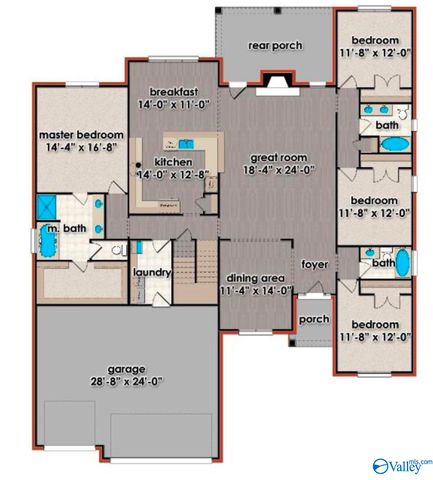 JORDAN A PLAN Camellia Court Circle, Huntsville, AL 35803