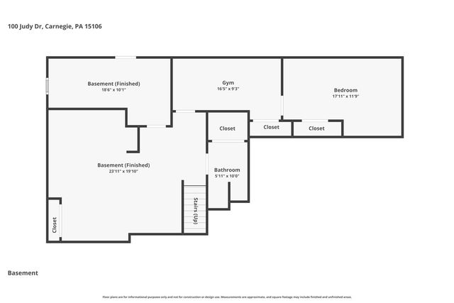 100 Judy Dr, Collier Twp, PA 15106