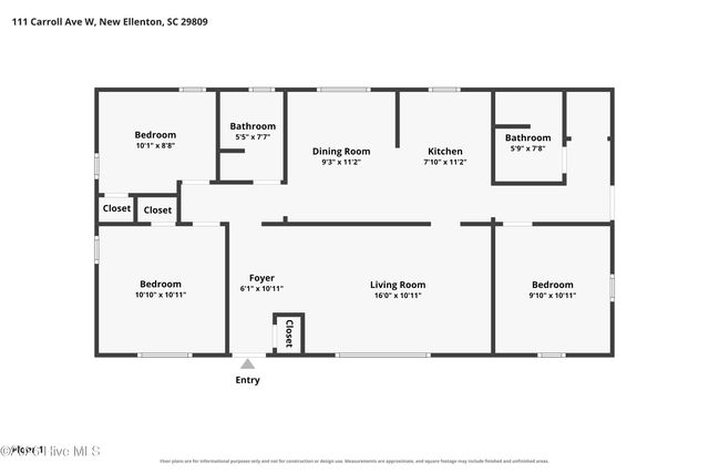 111 Carroll Avenue W, New Ellenton, SC 29809