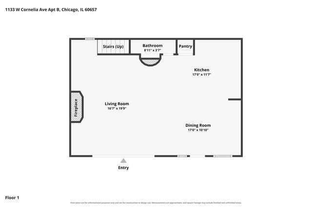 1133 W CORNELIA Avenue B, Chicago, IL 60657