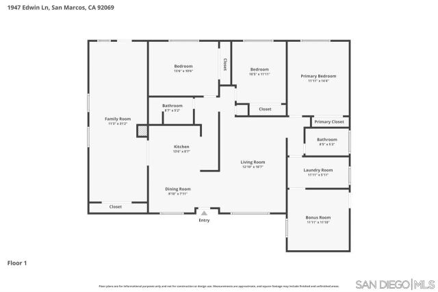 1947 Edwin, San Marcos, CA 92069