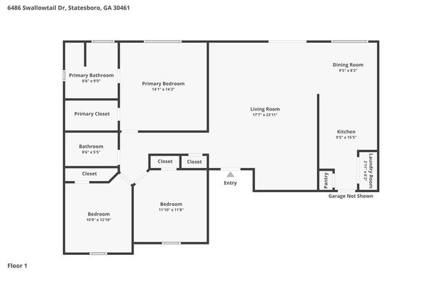 6486 Swallowtail Drive, Statesboro, GA 30461