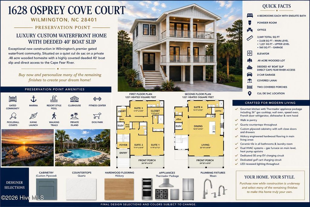 1628 Osprey Cove Court, Wilmington, NC 28401