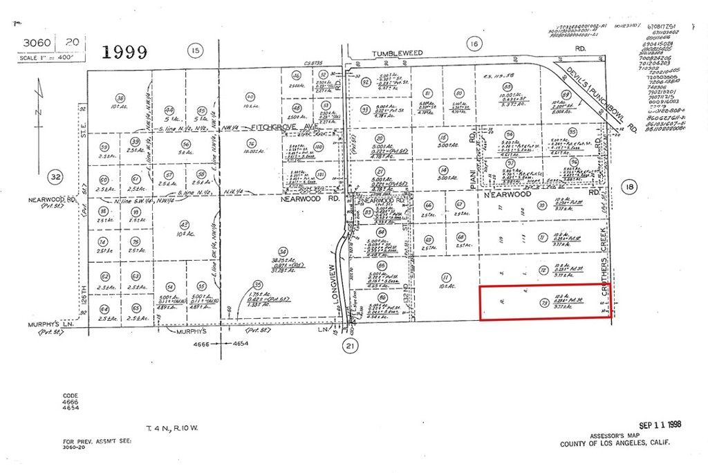 Image 1 of property listing at 0 Cruthers Creek Road, Pearblossom, CA 93553