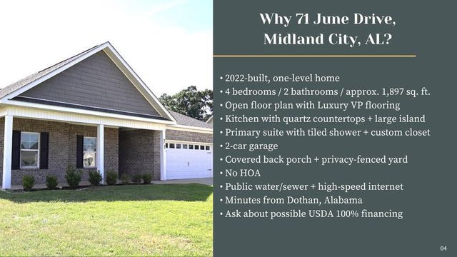 71 June Drive, Midland City, AL 36350