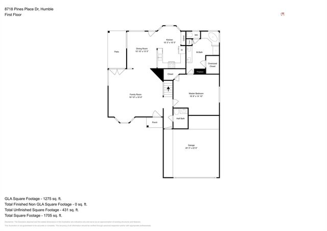 8718 Pines Place Drive, Humble, TX 77346