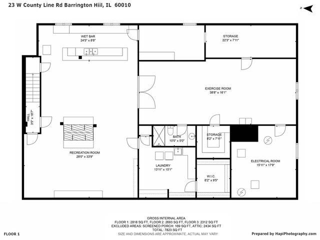 23 W County Line Road, Barrington Hills, IL 60010