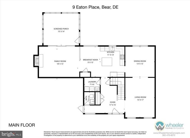 9 EATON PL, Bear, DE 19701