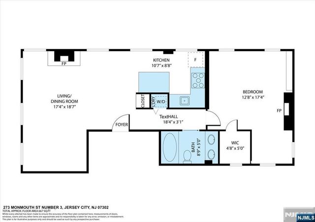 273 Monmouth Street 3, Jersey City, NJ 07302