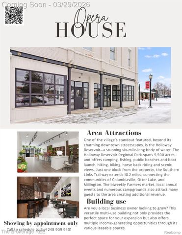 4654 WATER Street, Columbiaville Village, MI 48421