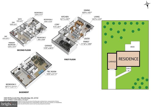 3483 MOUNT BURNSIDE WAY, Woodbridge, VA 22192
