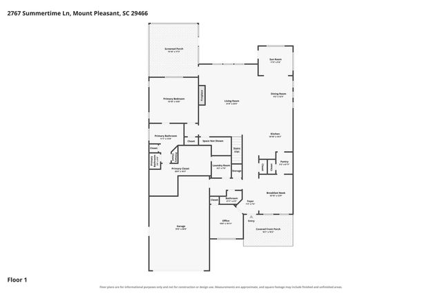 2767 Summertime Lane, Mount Pleasant, SC 29466