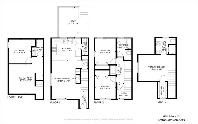 615 Adams 615, Boston, MA 02122