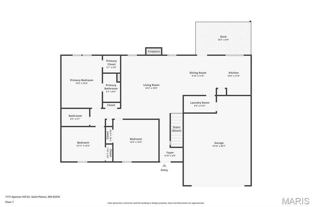 1171 Spencer Hill Drive, St Peters, MO 63376