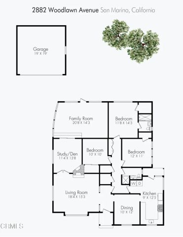2882 Woodlawn Avenue, San Marino, CA 91108