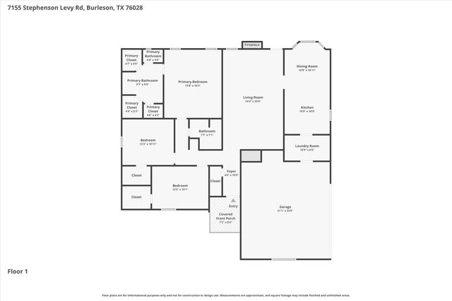 7155 Stephenson Levy Road, Burleson, TX 76028