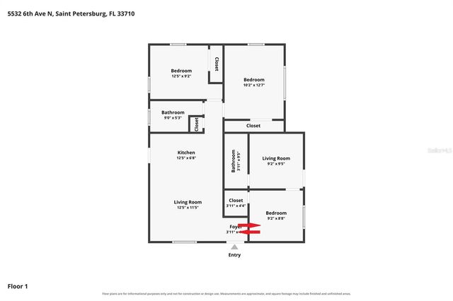 5532 6TH AVENUE N, St Petersburg, FL 33710