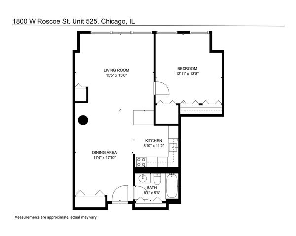 1800 W Roscoe Street 525, Chicago, IL 60657
