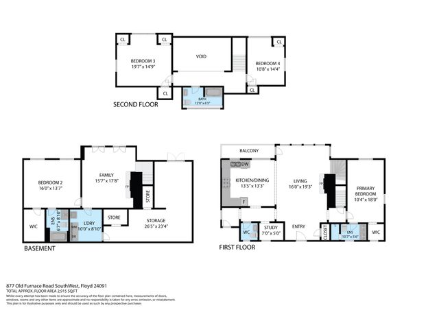 877 Old Furnace RD, Floyd, VA 24091