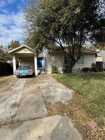 3912 Valentine Street, Fort Worth, TX 76107