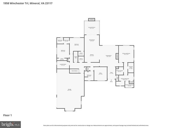1958 WINCHESTER TRL, Mineral, VA 23117