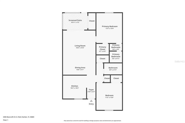 2265 BANCROFT CIRCLE S C, Palm Harbor, FL 34683