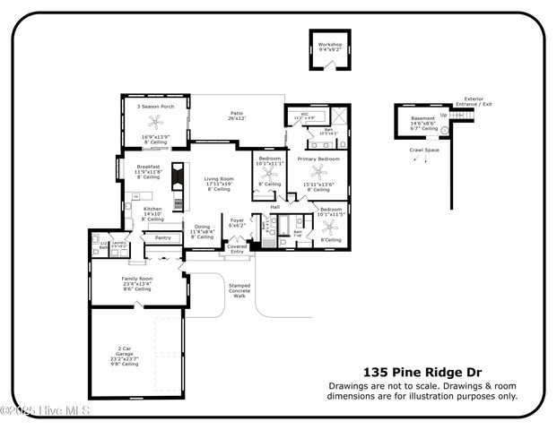 135 Pine Ridge Drive, Whispering Pines, NC 28327