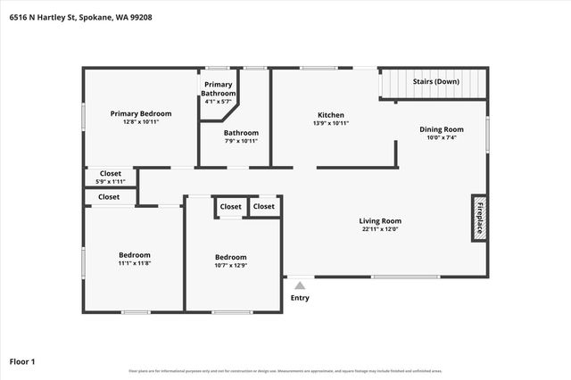 6516 N Hartley St, Spokane, WA 99208