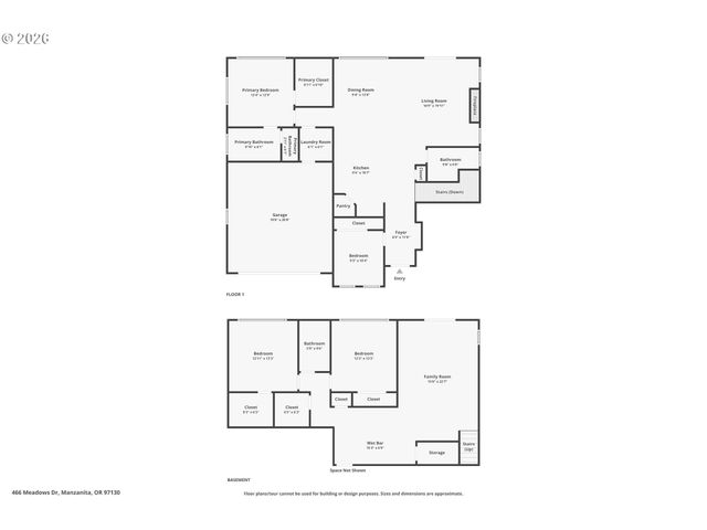 466 MEADOWS Dr, Manzanita, OR 97130