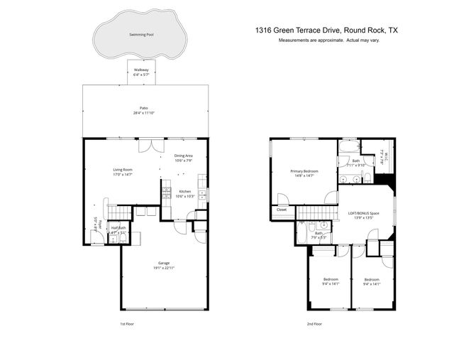 1316 Green Terrace DR, Round Rock, TX 78664