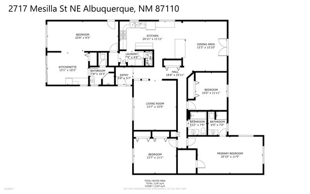 2717 Mesilla Street NE, Albuquerque, NM 87110