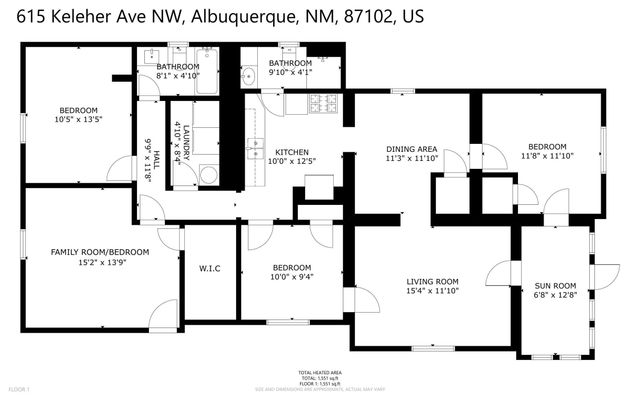 615 Keleher Avenue NW, Albuquerque, NM 87102