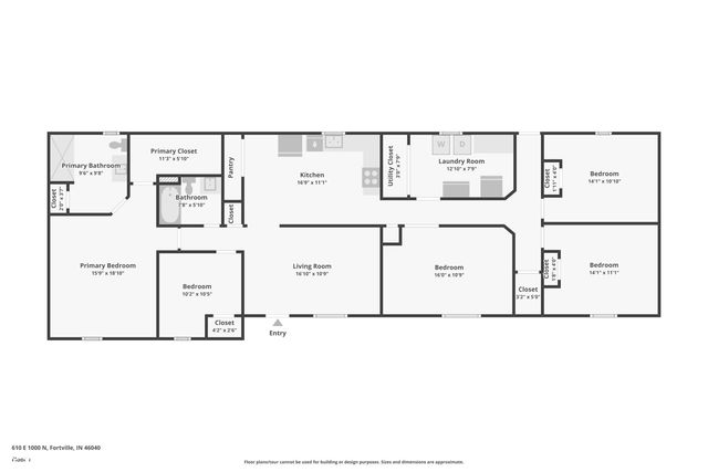 610 E 1000 N, Fortville, IN 46040