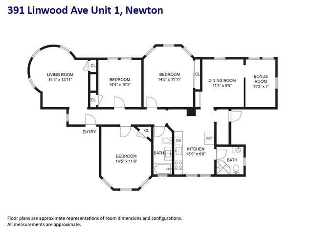 391 Linwood Ave 1, Newton, MA 02460