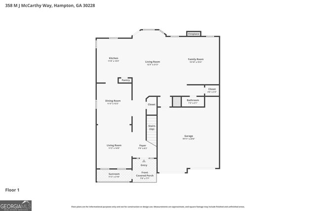 358 M J McCarthy Way, Hampton, GA 30228