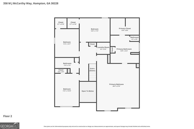 358 M J McCarthy Way, Hampton, GA 30228
