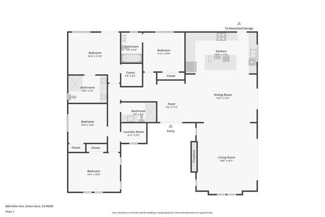 668 Fallon Avenue, Santa Clara, CA 95050