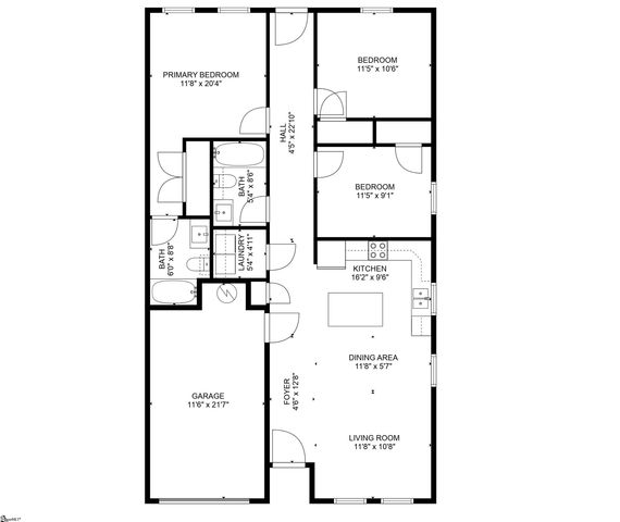 128 Broad Street, Wellford, SC 29385