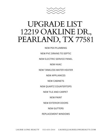 12219 Oakline Drive, Brookside, TX 77581