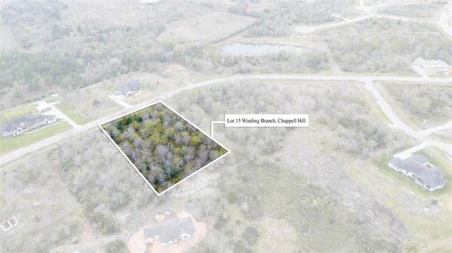 Lot 15 Winding Branch, Chappell Hill, TX 77426