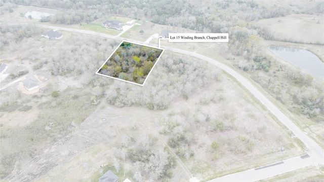 Lot 15 Winding Branch, Chappell Hill, TX 77426
