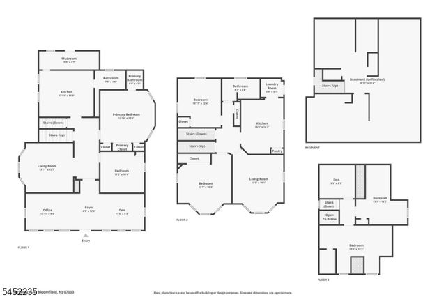 73 Berkeley Ave, Bloomfield Twp., NJ 07003