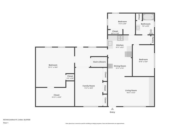 933 McCandless Place, Linden, NJ 07036