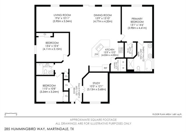 285 Hummingbird WAY, Martindale, TX 78655
