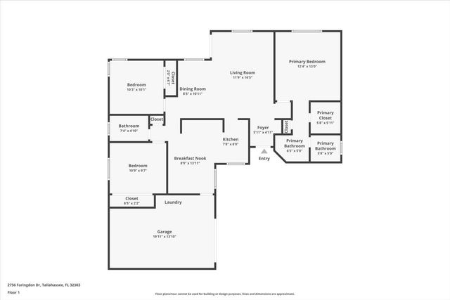 2756 FARINGDON DRIVE, Tallahassee, FL 32303