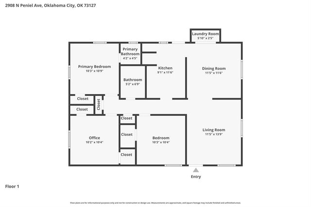 2908 N Peniel Avenue, Oklahoma City, OK 73127