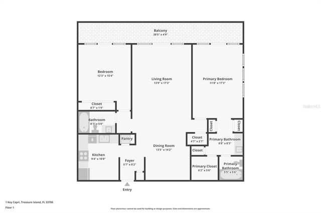 1 KEY CAPRI 302E, Treasure Island, FL 33706